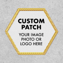 Custom Personalised HEXAGON PATCH