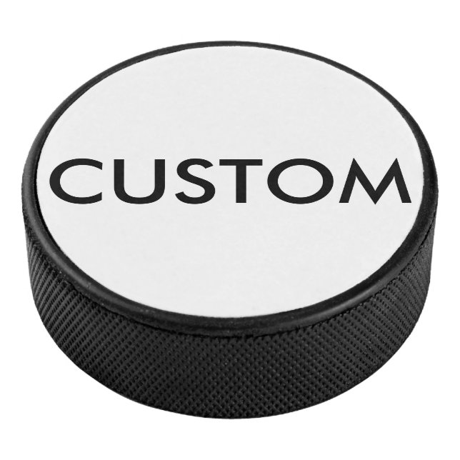 Custom Personalised Hockey Puck Blank Template (3/4)