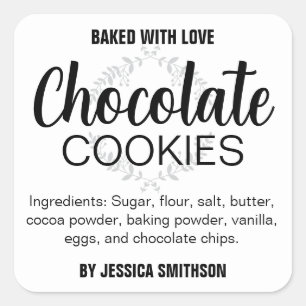 Custom Personalised Homemade label HM001_10sqv1