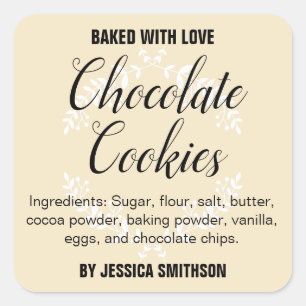 Custom Personalised Homemade label HM001_13sqv1