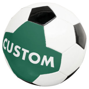 Custom Personalised HUNTER GREEN Football Soccer Ball