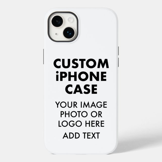 Custom Personalised iPHONE 14 PLUS TOUGH CASE (Back)