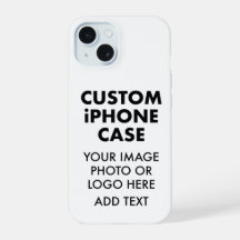 Custom Personalised iPHONE 15 BARELY THERE CASE