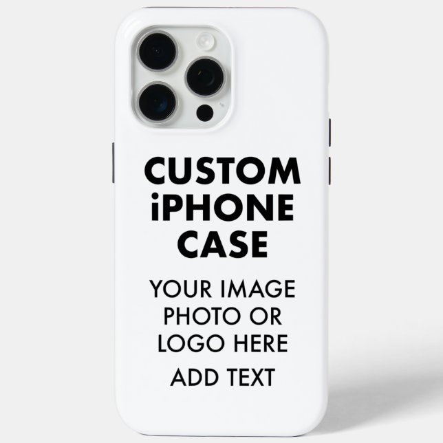 Custom Personalised iPHONE 15 PRO MAX TOUGH CASE (Back)