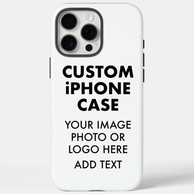 Custom Personalised iPHONE 16 PRO MAX TOUGH CASE (Back)