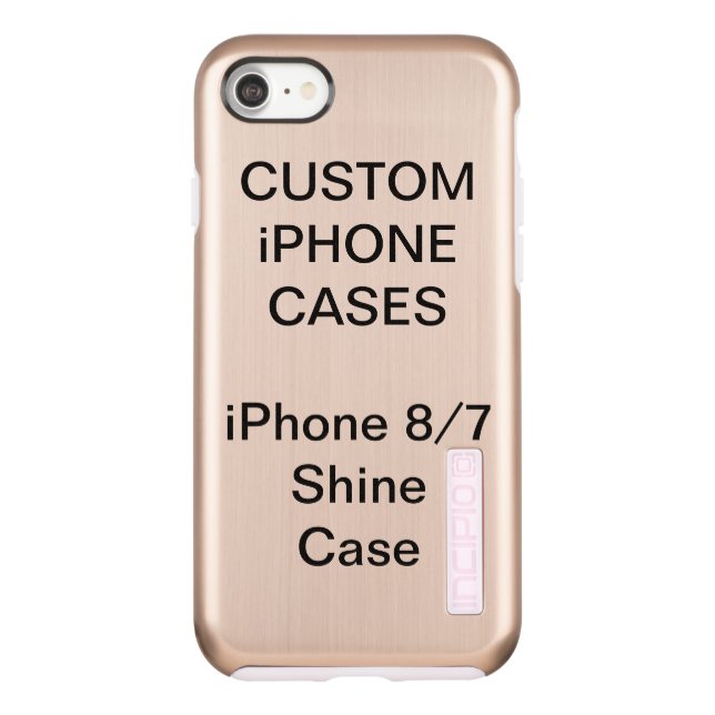 Custom Personalised iPhone 8/7 Shine Case Blank (Back)