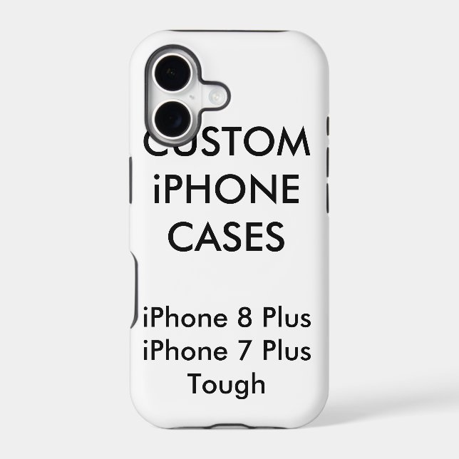 Custom Personalised iPhone 8 Plus Tough Shell Case (Back)