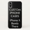 Custom Personalised iPhone X Barely There Case