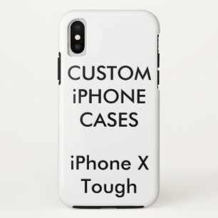 Custom Personalised iPhone X Tough Hard Shell Case