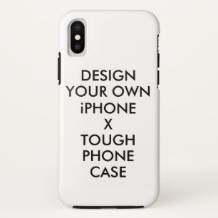 Custom Personalised iPhone X Tough Phone Case
