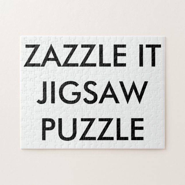 Custom Personalised Jigsaw Puzzle Blank Template (Horizontal)
