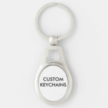 Custom Personalised Keychain Blank Template