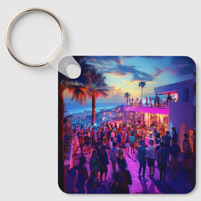Custom Personalised keychain for her Add Your Own  (Front)