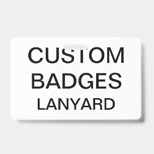 Custom Personalised LANYARD BADGE ID Badge