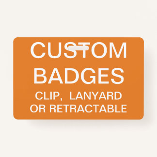 Custom Personalised LANYARD BADGE Template ID Badge