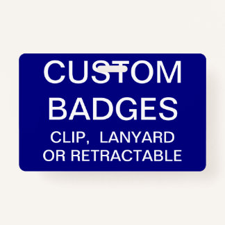 Custom Personalised LANYARD BADGE Template ID Badge