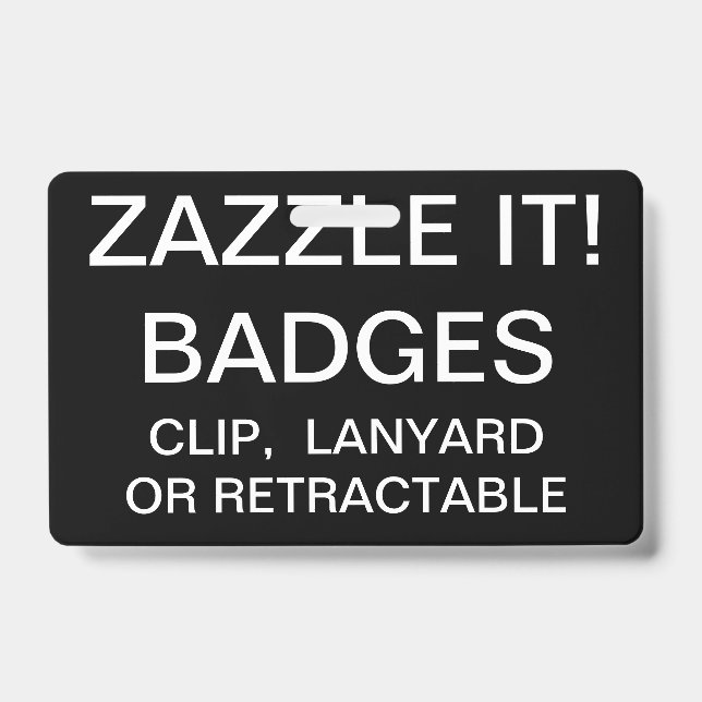 Custom Personalised LANYARD BADGE Template ID Badge (Front)