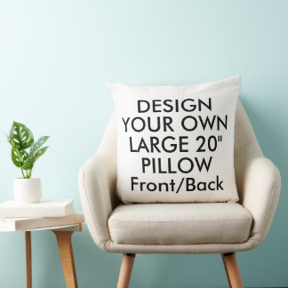 Custom Personalised LARGE 20" THROW PILLOW