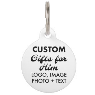 Custom personalised Large Cat, Dog Tag - 1.25” d.