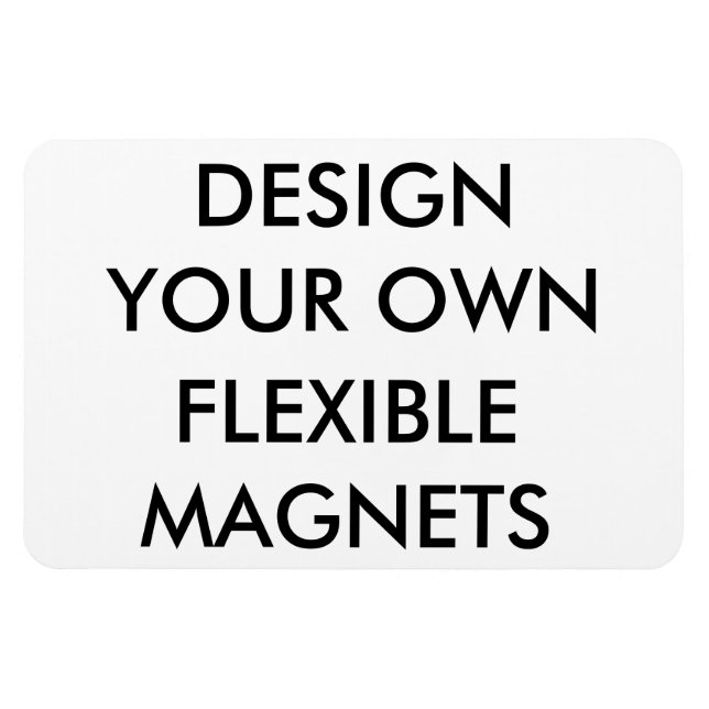 Custom Personalised Large Flexible Fridge Magnet (Horizontal)