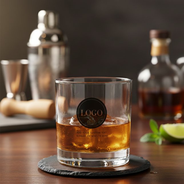Custom Personalised Logo and Text Whiskey Glasses (Creator Uploaded)