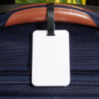 Custom personalised LUGGAGE TAG blank 2-SIDE PRINT