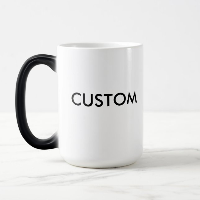 Custom Personalised Magic Mug Blank Template (Left)