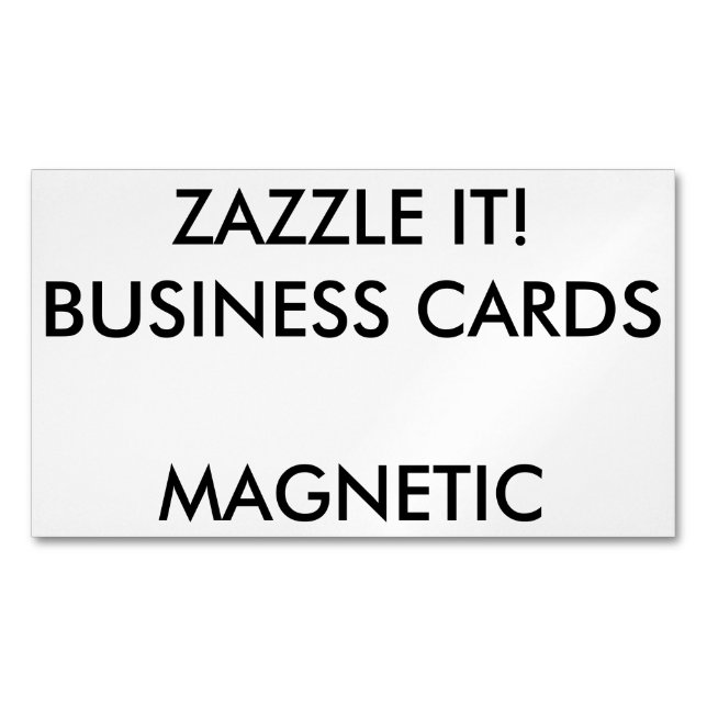Custom Personalised Magnetic Business Cards Blank (Front)