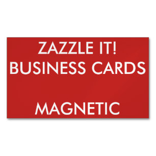 Custom Personalised Magnetic Business Cards Blank