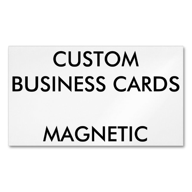 Custom Personalised Magnetic Business Cards Blank (Front)