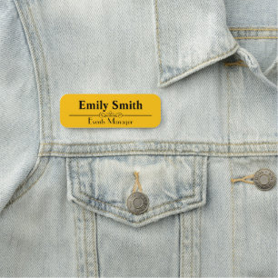 Custom Personalised Magnetic Coloured Name Badge