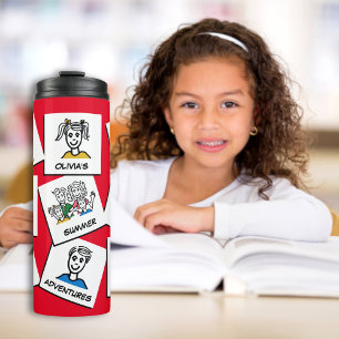 Custom Personalised Make Your Own Family Collage Thermal Tumbler