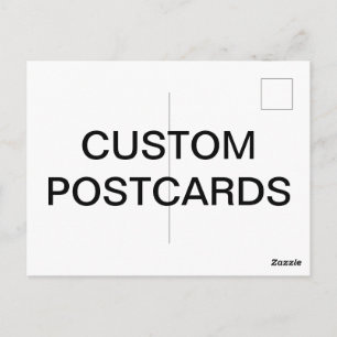 Custom Personalised Matte Postcard Blank Template