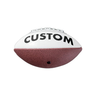 Custom Personalised Mini Football Blank Template