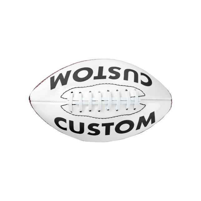 Custom Personalised Mini Football Blank Template (Front)
