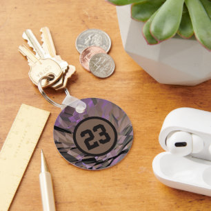 Custom Personalised Modern Minimalist Keychain