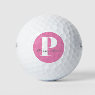 Custom Personalised Monogram Name Initial Golf Balls