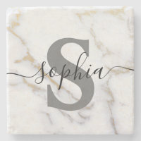 Custom Personalised Monogram Script Name Initial