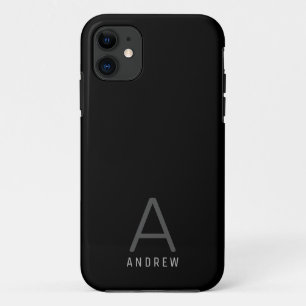 Custom Personalised Monogram Simple Name  iPhone 11 Case