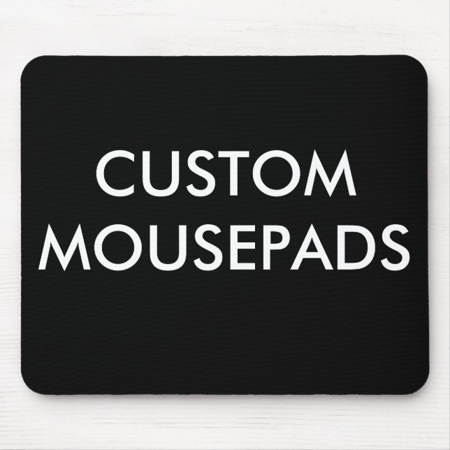 Custom Personalised Mousepad Blank Template (Front)