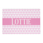 Custom Personalised Name Pawprint Stylish Dog