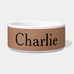 Custom Personalised Name Photo Art Chestnut Brown