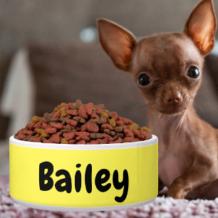 Custom Personalised Name Photo Art Colour Pet Smal Bowl