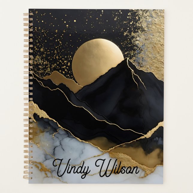 Custom Personalised Name Planner (Front)