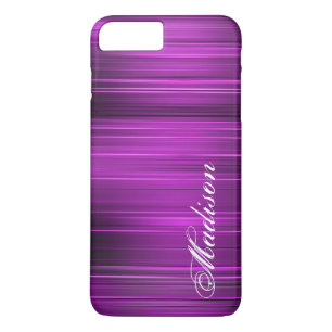 Custom Personalised Name Purple iPhone 7 Plus Case