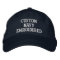 Custom Personalised Navy Embroidered Baseball Cap