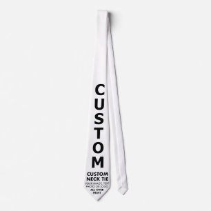 Custom personalised NECK TIE