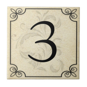 Custom Personalised Number/Letter Ceramic Ceramic Tile