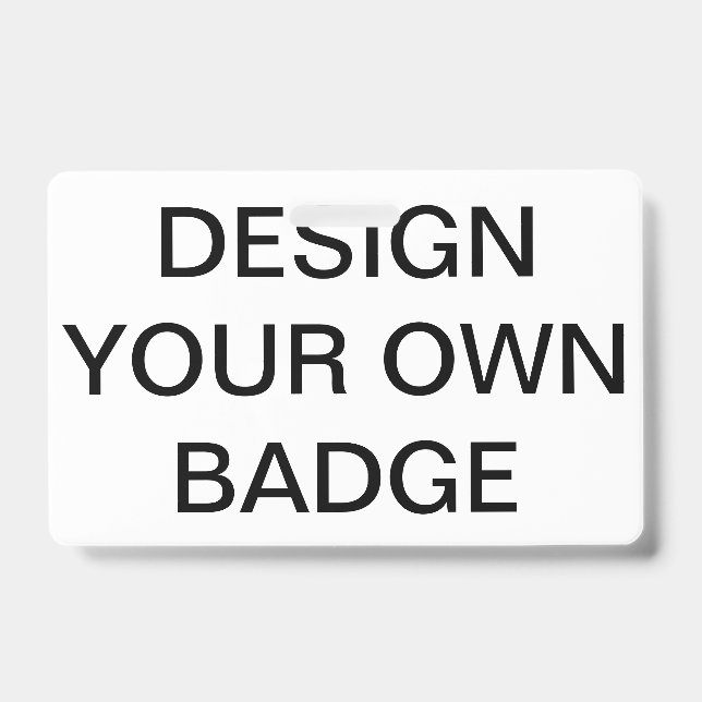 Custom Personalised OFFICE EVENT EXHIBITION BADGE ID Badge (Front)