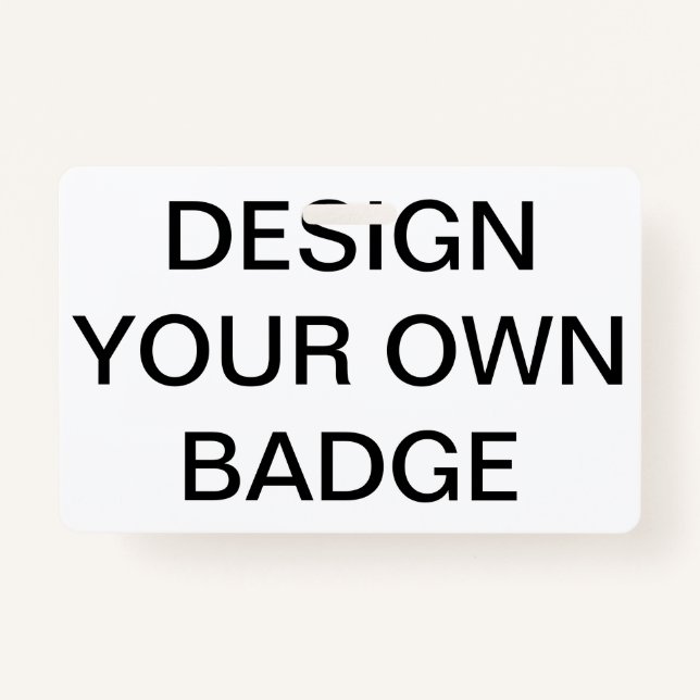Custom Personalised OFFICE EVENT EXHIBITION BADGE ID Badge (Front)